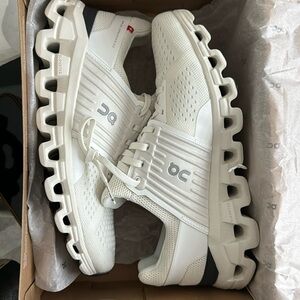 On Cloud White Sneakers . Never worn.